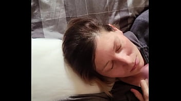 Giving wife huge facial Giving wife huge facial