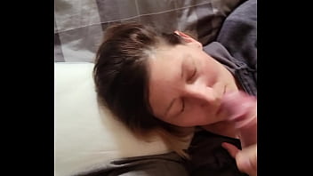 Giving wife huge facial Giving wife huge facial