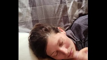 Giving wife huge facial Giving wife huge facial