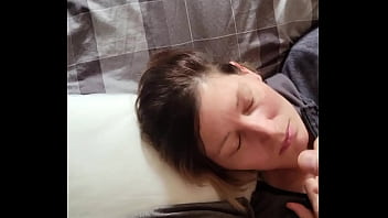 Giving wife huge facial Giving wife huge facial