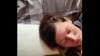Giving wife huge facial Giving wife huge facial