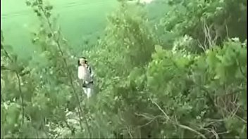 Busty German Milf fucks Young Boy Outdoor
