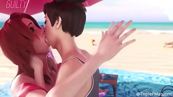 Animated 3D Lesbian Yuri Kissing Hentai Compilation ▶