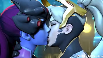 Animated 3D Lesbian Yuri Kissing Hentai Compilation ▶