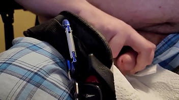 Disabled cumming a huge load...