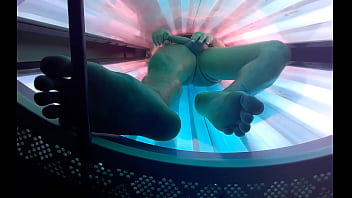 Jacking Off In My Tanning Bed Is Something I Do Almost Everyday & Never Thought I Could Hurt Myself Until 8 Minutes & 30 Seconds Into This Video I Broke My Damn Pinky Toe Pushing The Lid Up With My Feet At Least I Got To Cum First Lol...
