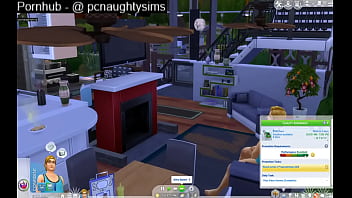 My Sim Selfie Jacks to Porn On TV