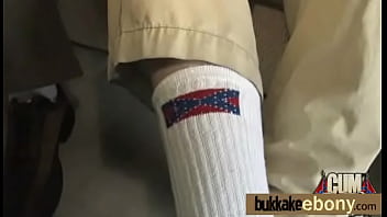 Hard group blowjob and facial interracial bukkake 1