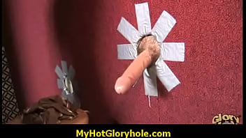 I love to suck a big cock trough a gloryhole 6
