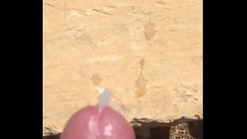 Me Cumshot Outdoors...