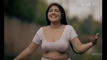 Wet desi breast bouncing...