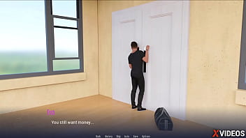 Nackte Stiefmutter unter der Dusche