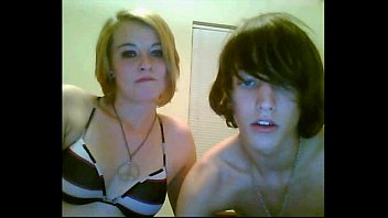 Video Hot girl gives her cute emo teen boyfriend a blowjob