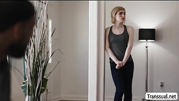 Ladyboy let her Stepdad bangs her ass