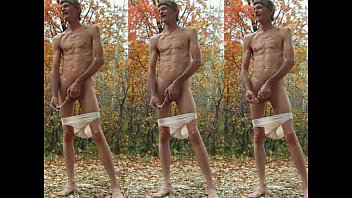 Outdoor Penis Plug and Ass Fisting In Girl Panties