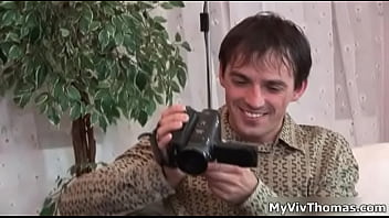 Sexy brunette babe rides an hard cock