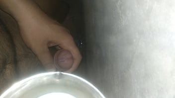 indian boy masturbating, milk, indian, bathroom