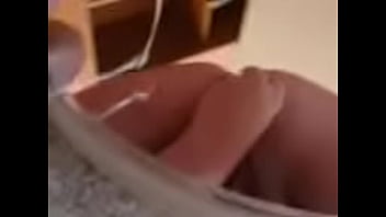Aussie girlfriend uses vibrator in her ass