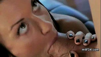 Big-breated horny milf's bedroom seduction