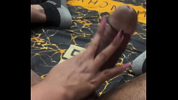 Handjob on a BBC
