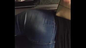 candid, el, metro, ass