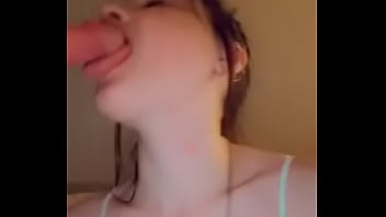 Petite 18 Year Old Sucks Boyfriend And Friend At Same Time...