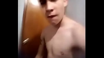 twink jerking off