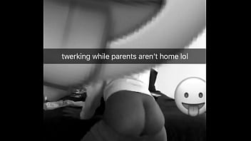 Teen sneak ass shaking