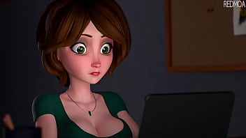 hentai, big boobs, animated, 3d