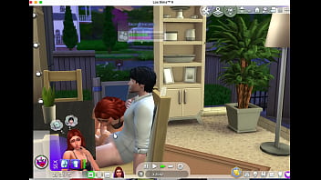 Sexy pelirroja y recién casado-Sims 4