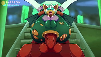Knuckles Fucks Rouge Not To Catch The Green Emerald...