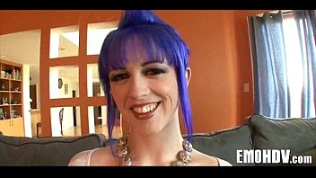 Emo babe with tats 206