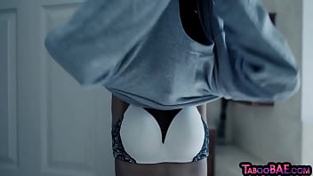 Ebony Smallboobed Teen Gf Gets Banged...