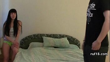 Bondage and sex with flexible teen girl