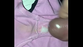 Cum on ex&rsquo_s panties.