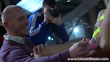 Horny blonde slut gets all sorts