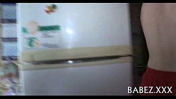 He pushes hard schlong