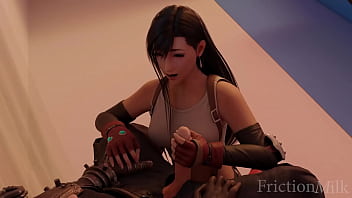 Tifa Stroking Clouds Big Dick