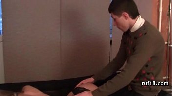 Kinky teen plays with fire
