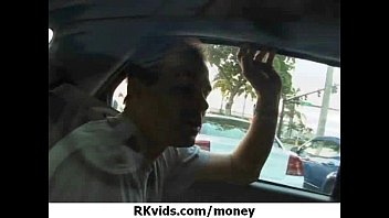 Desperate teen naked in public and fucks to pay rent 5