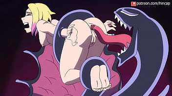 Venon playing with Spider Gwen [Hinca-p animation]