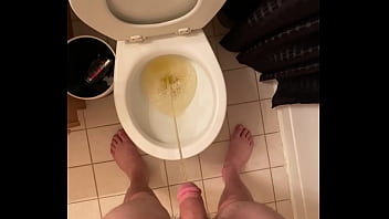 Watch My Dick As I Piss...