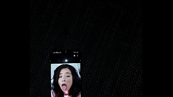 Shooting a load on Pokimane