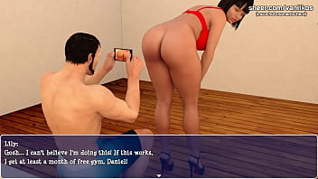 MILF-Arsch für Trainer-Samen-Show