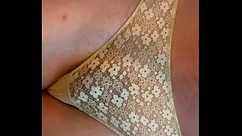 Stroking in ex-gf lingerie