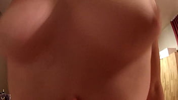 Bouncing boobs while riding