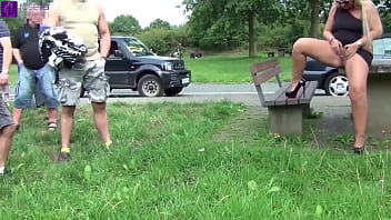 Public rest area Slut, is used dirty by 30 truckers and filled with sperm and piss! Chapter 1 (Attention! Extreme public sex)