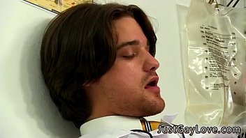 Gay emo twink handjob Hunky patient Austin Ried is naked and