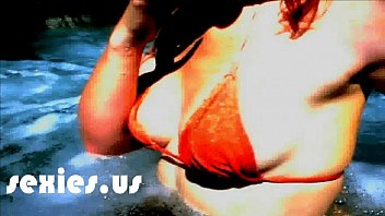 Hot girl in the pool