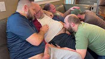 orgy, dilf, beard, group